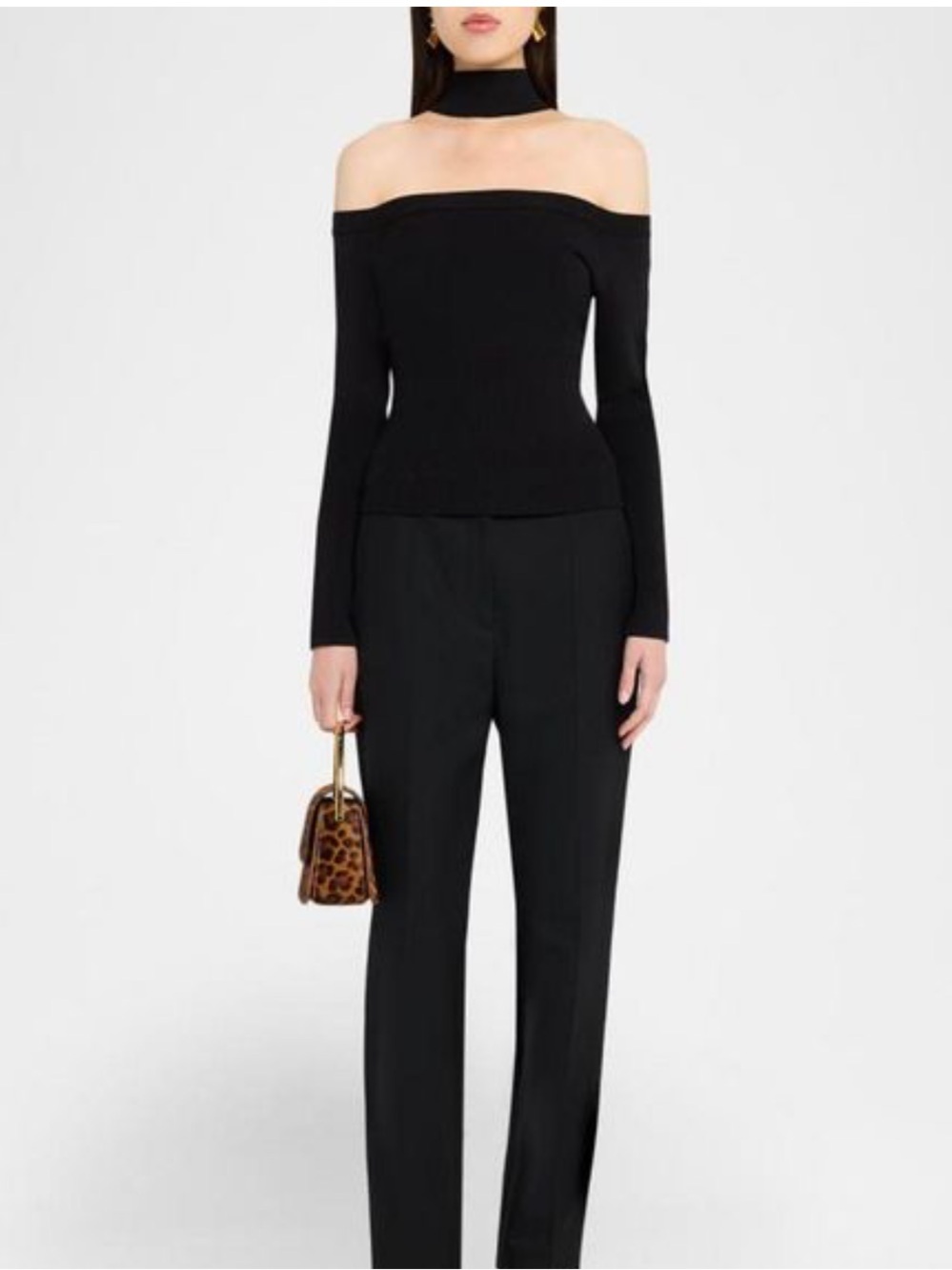 Johnathan Simkhai Lila off shoulder top